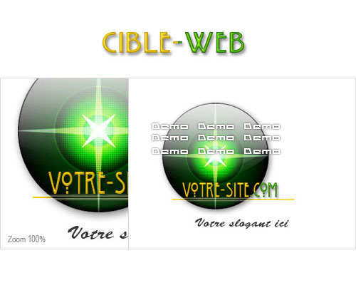 Apercu du logo Cible-web