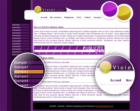 capture du kit graphique