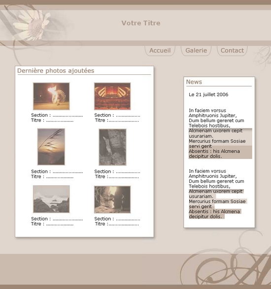 capture du kit graphique