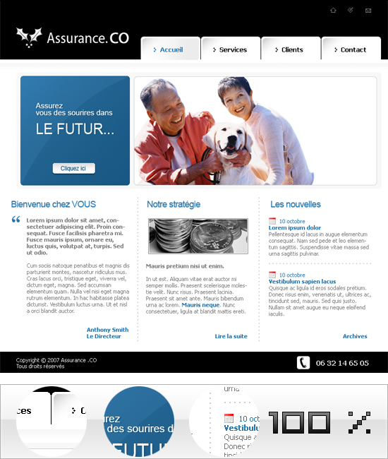 capture du kit graphique
