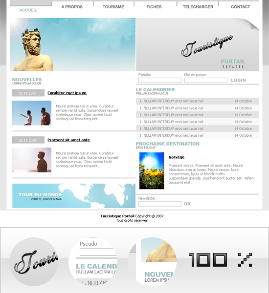 capture du kit graphique