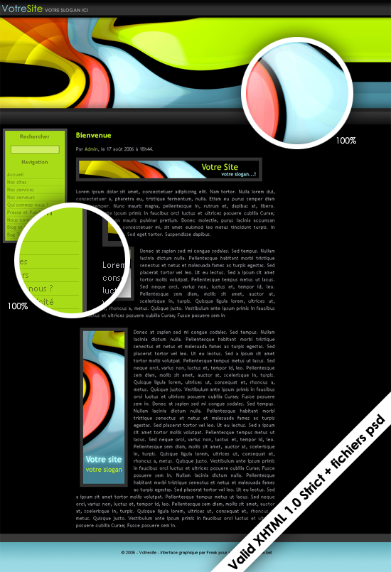 Apercu du kit Graphique SPIRALSTUDIO
