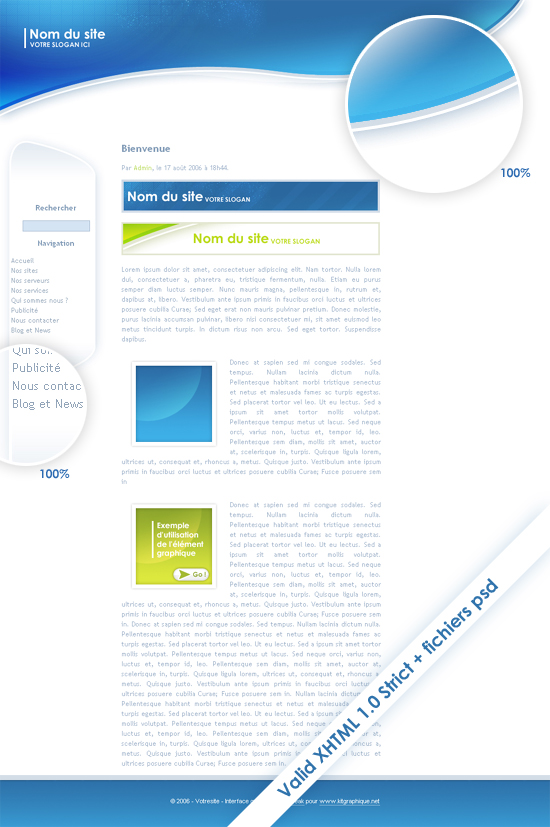 Apercu du kit Graphique RONDESIGN
