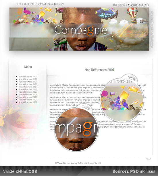 capture du kit graphique