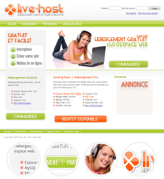 capture du kit graphique