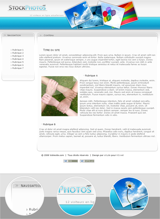 capture du kit graphique