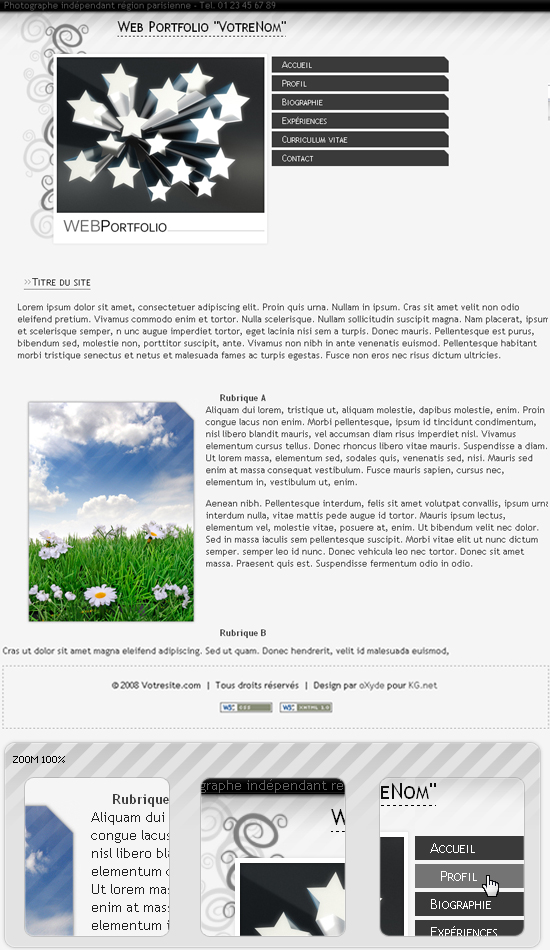 capture du kit graphique