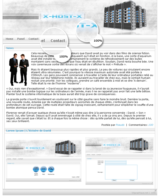 capture du kit graphique