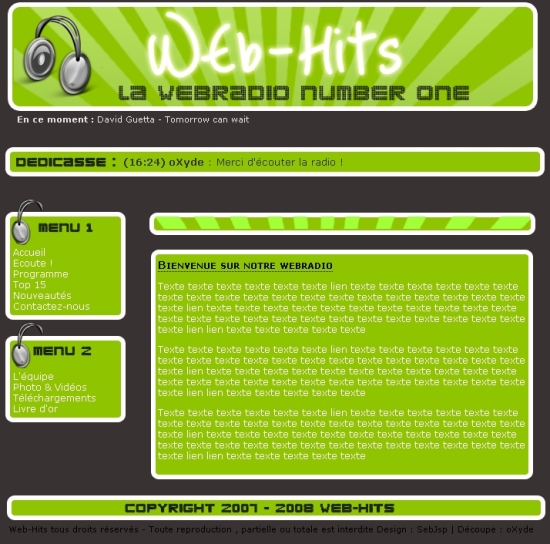 Apercu du kit Graphique Web HIts