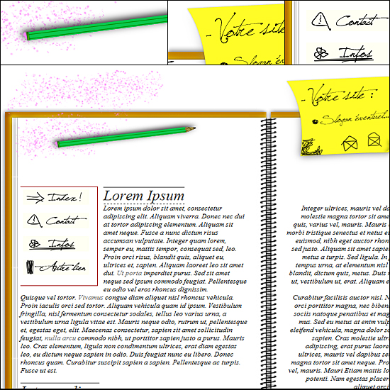 Apercu du kit Graphique Dactylo