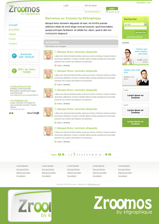 Apercu du kit Graphique Zroomos