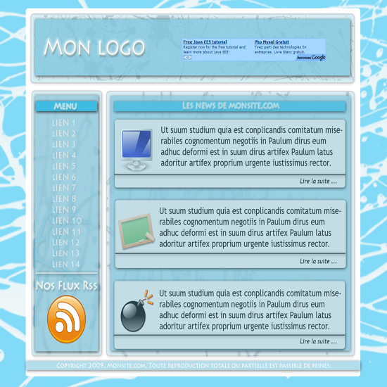 Apercu du kit Graphique BlueDiz'