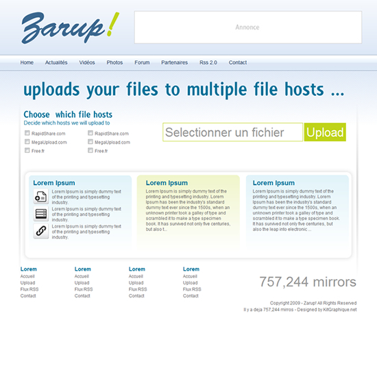 Apercu du kit Graphique Zarup