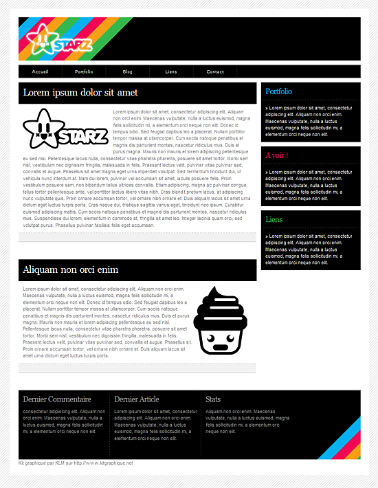 Apercu du kit Graphique Starz