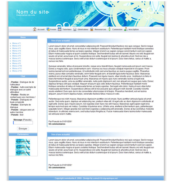 Apercu du kit Graphique Simply Portail