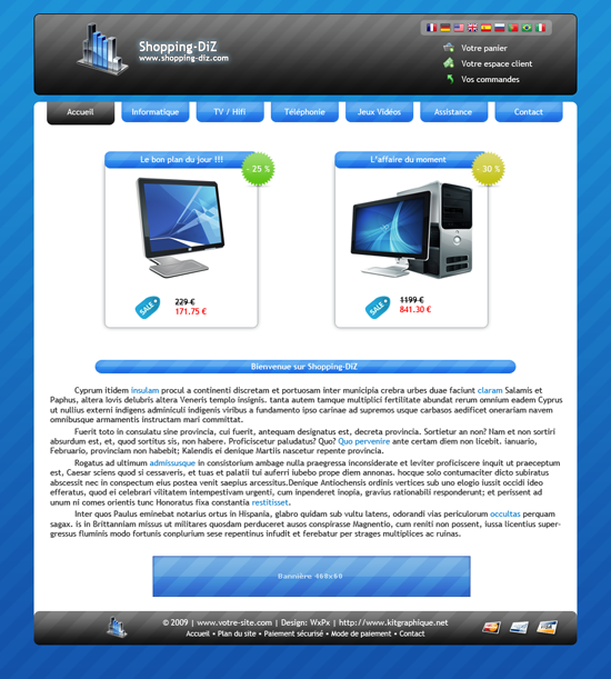Apercu du kit Graphique Shopping-DiZ