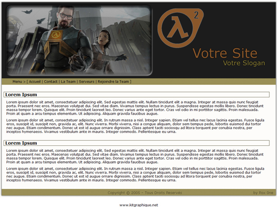 Apercu du kit Graphique Half Life - Counter