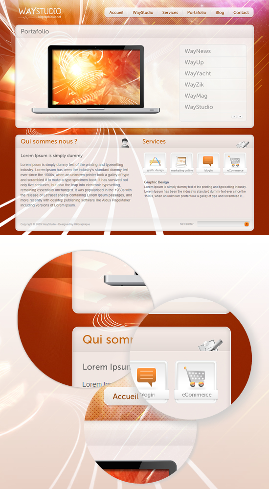 Apercu du kit Graphique WayStudio