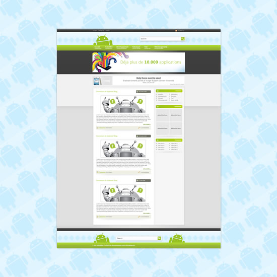 Apercu du kit Graphique Android Mag