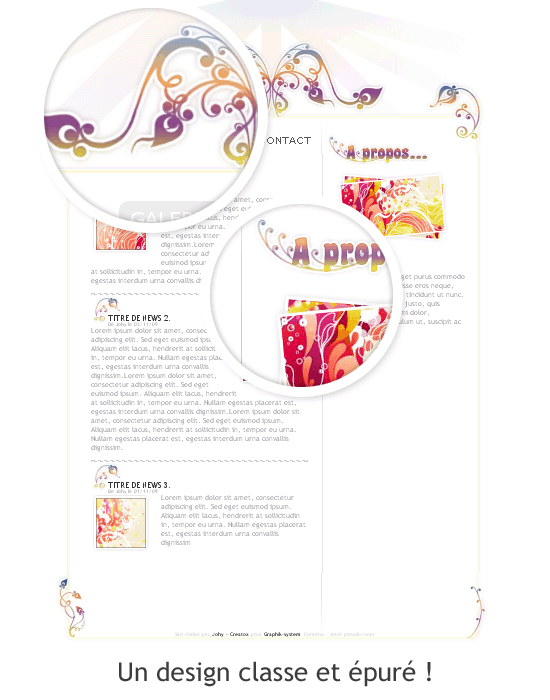 Apercu du kit Graphique Floral Gloss