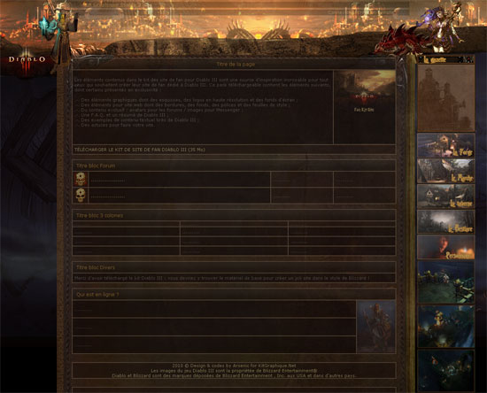 Apercu du kit Graphique Kit Diablo III
