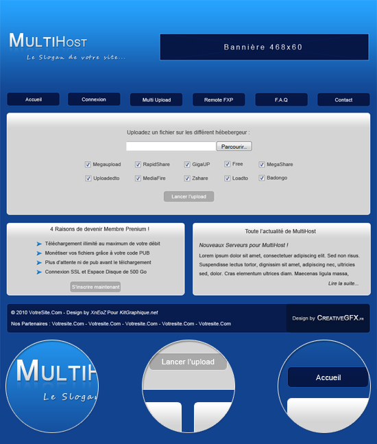 Apercu du kit Graphique MultiHost
