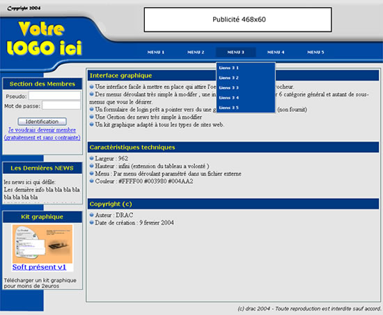 Apercu du kit Graphique DROP2