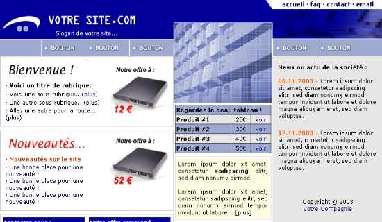 capture du kit graphique