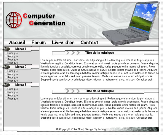 capture du kit graphique