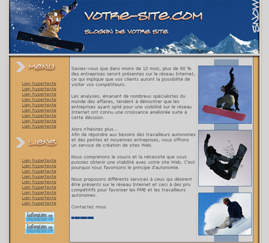 Apercu du kit Graphique Snow