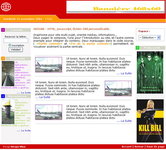 capture du kit graphique