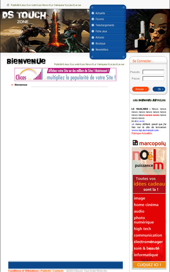 capture du kit graphique
