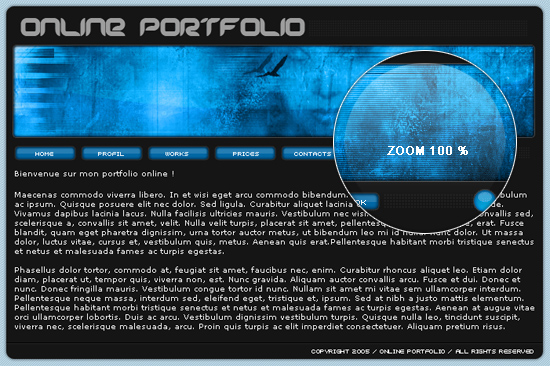 capture du kit graphique