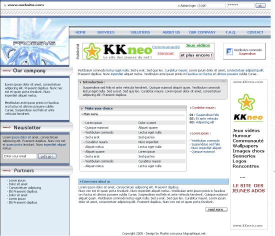 capture du kit graphique