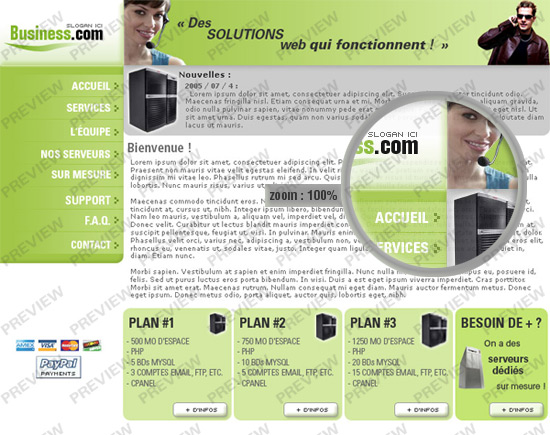 capture du kit graphique