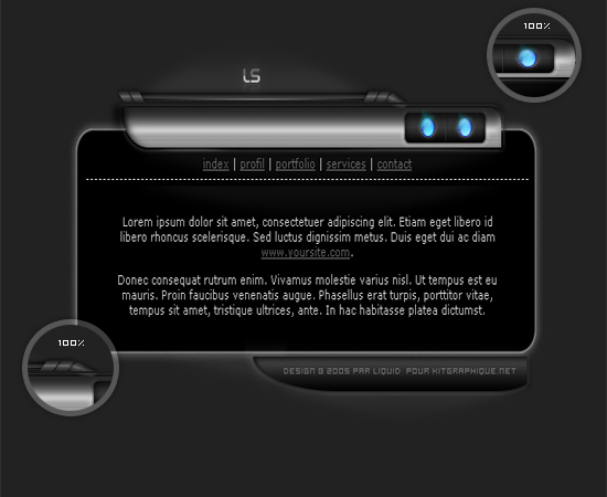 capture du kit graphique