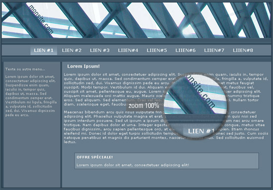 capture du kit graphique