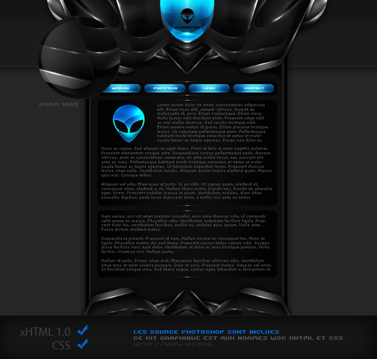 capture du kit graphique