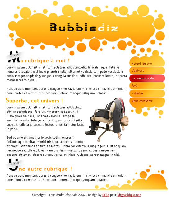 capture du kit graphique