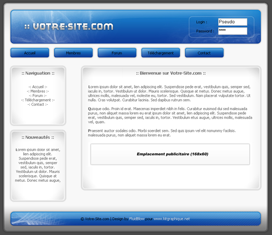 capture du kit graphique