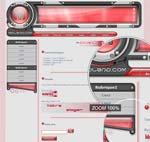 Midland noir &amp; rouge