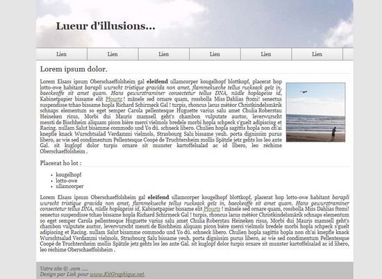 Apercu du kit Graphique Lueur d'illusions